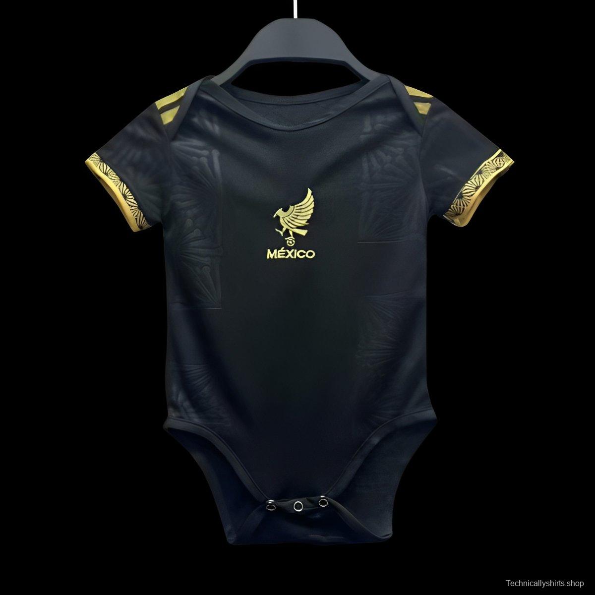 Baby 2025 Mexico Gold Cup Black Special Jersey
