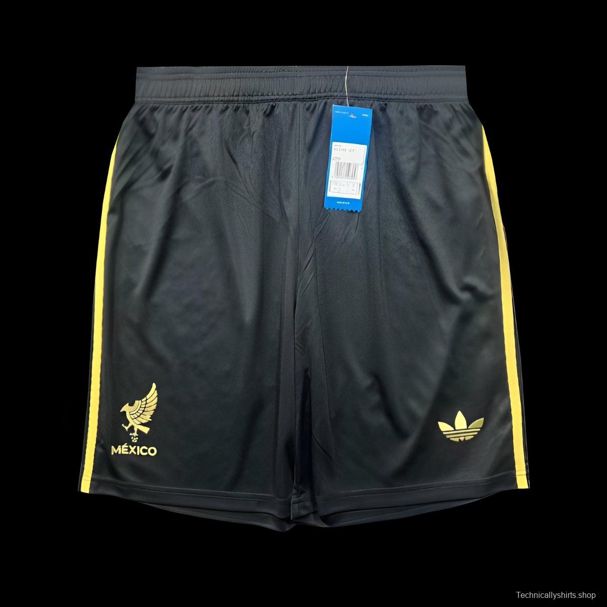2025 Mexico Gold Cup Black Shorts