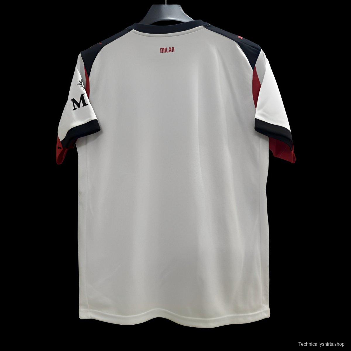 25/26 AC Milan Away White Jersey