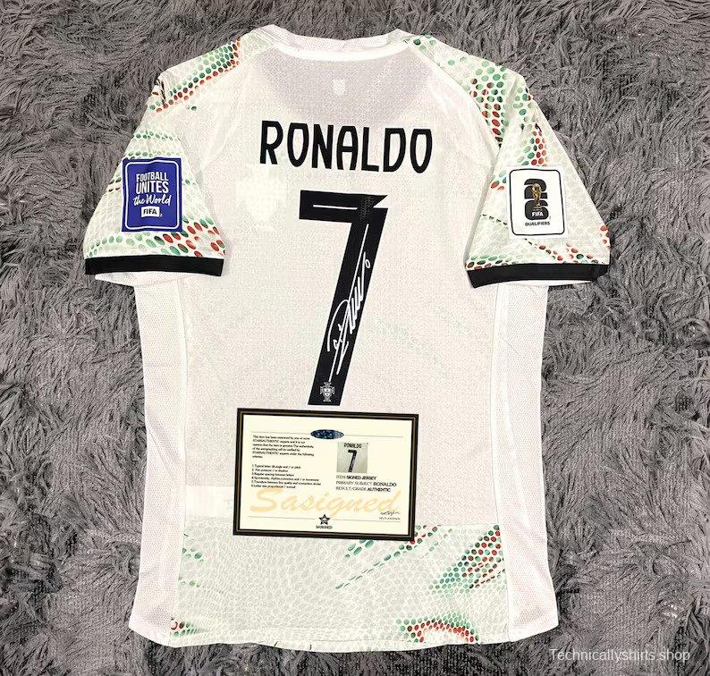 Ronaldo Portugal 25/26 Away Signed