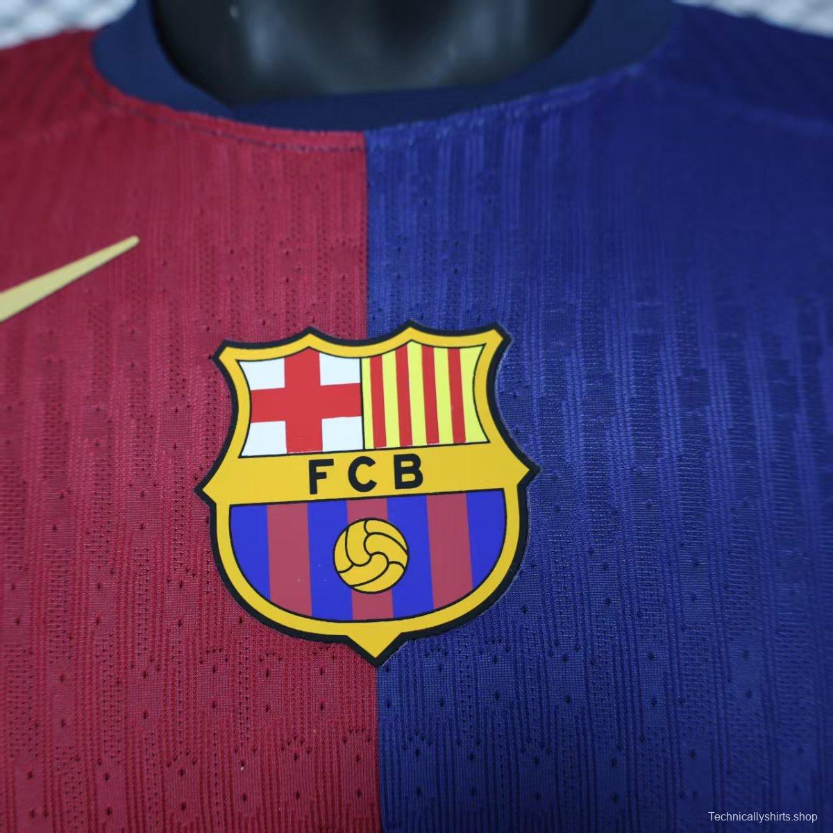 Player Version 24/25 Barcelona x Travis Scott Home Jersey