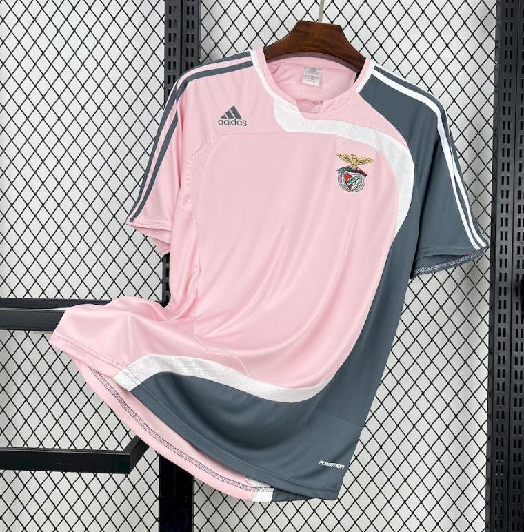 Retro 07/08 Benfica Away Pink Jersey