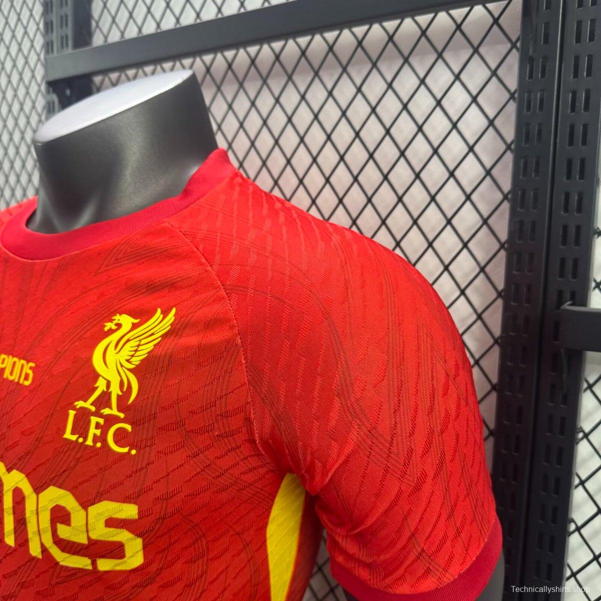 Player Version 25/26 Liverpool 20 Times Champion Jersey