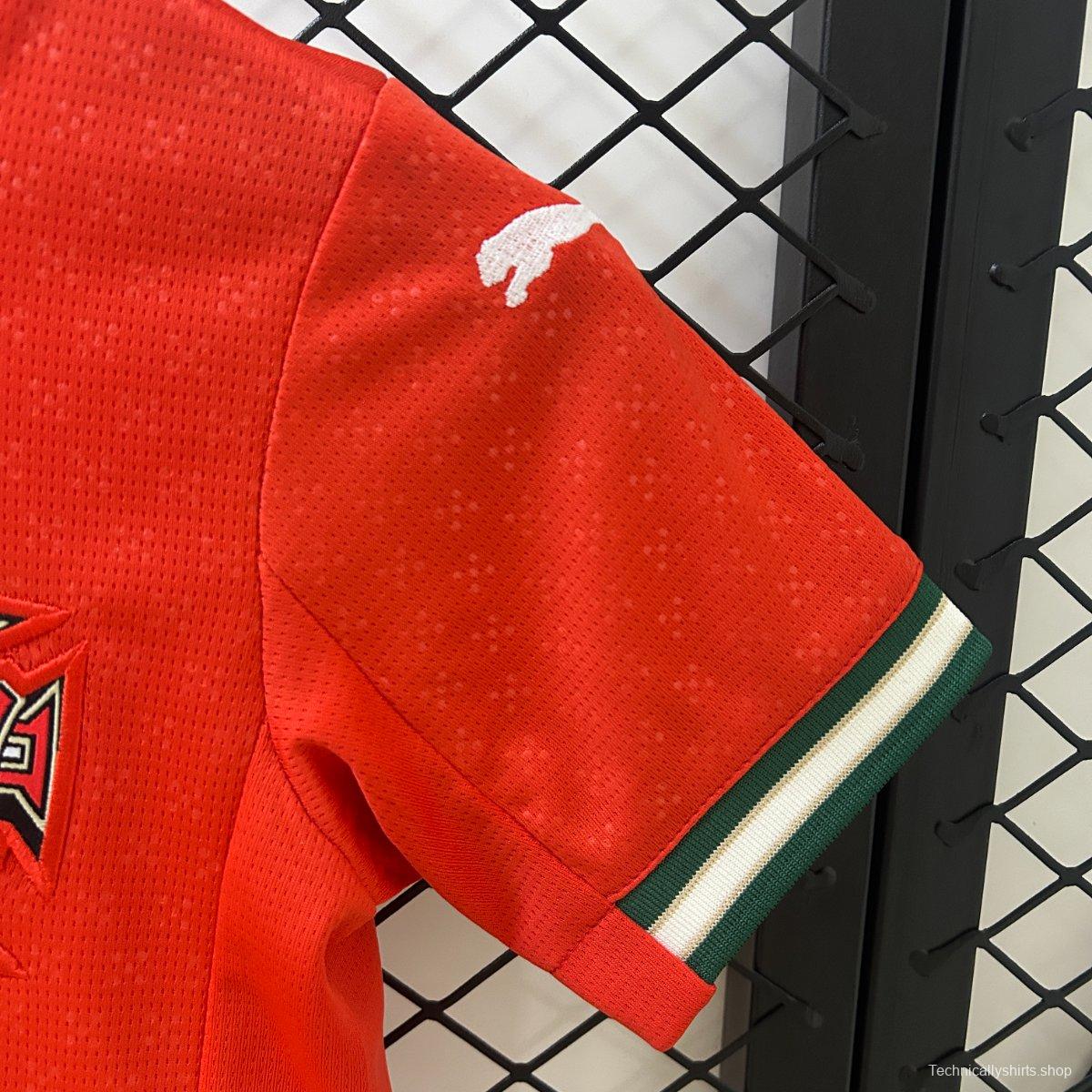 2025 Kids Portugal Home Jersey