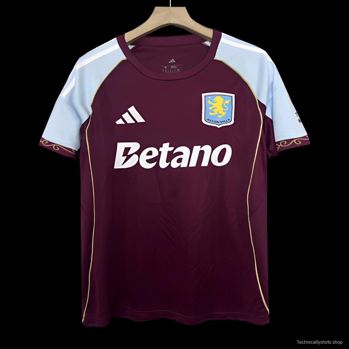 25/26 Aston Villa Home Jersey