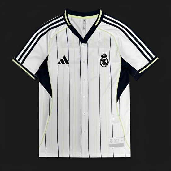 25/26 Real Madrid US Pack Baseball Jersey