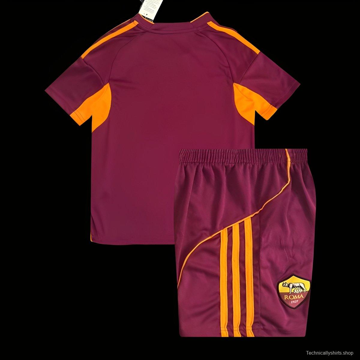 25/26 Kids Roma Home Jersey