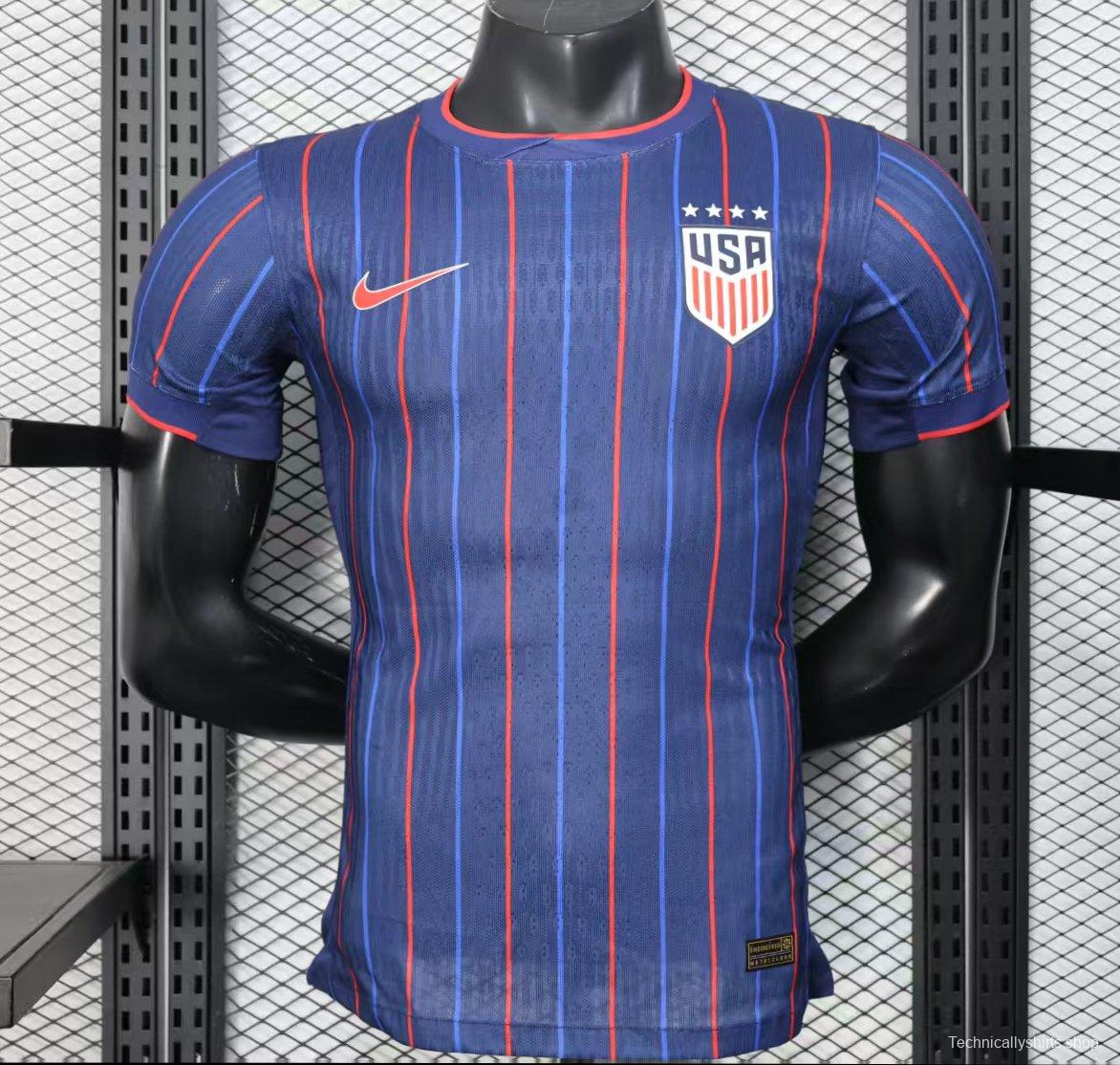 Player Version 2025 USA Away Jersey