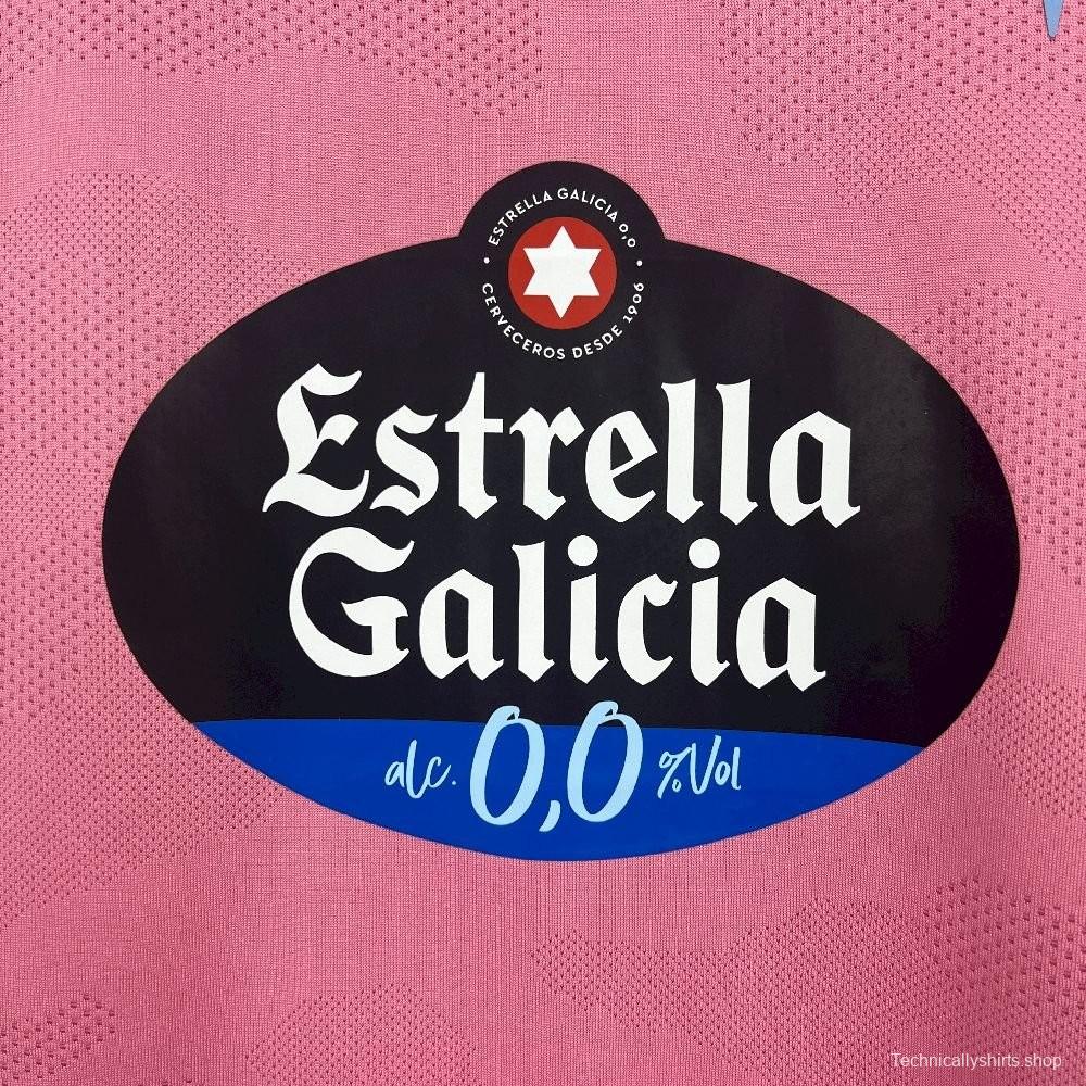 25/26 Celta de Vigo Third Pink Jersey