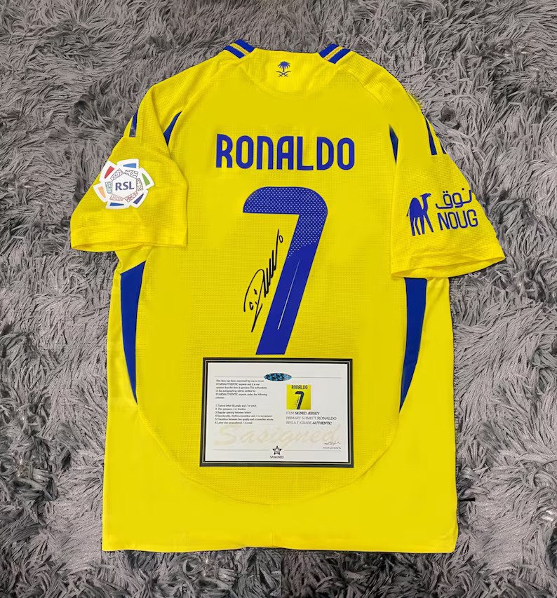 RONALDO AL NASSR 24/25 SIGNED HOME