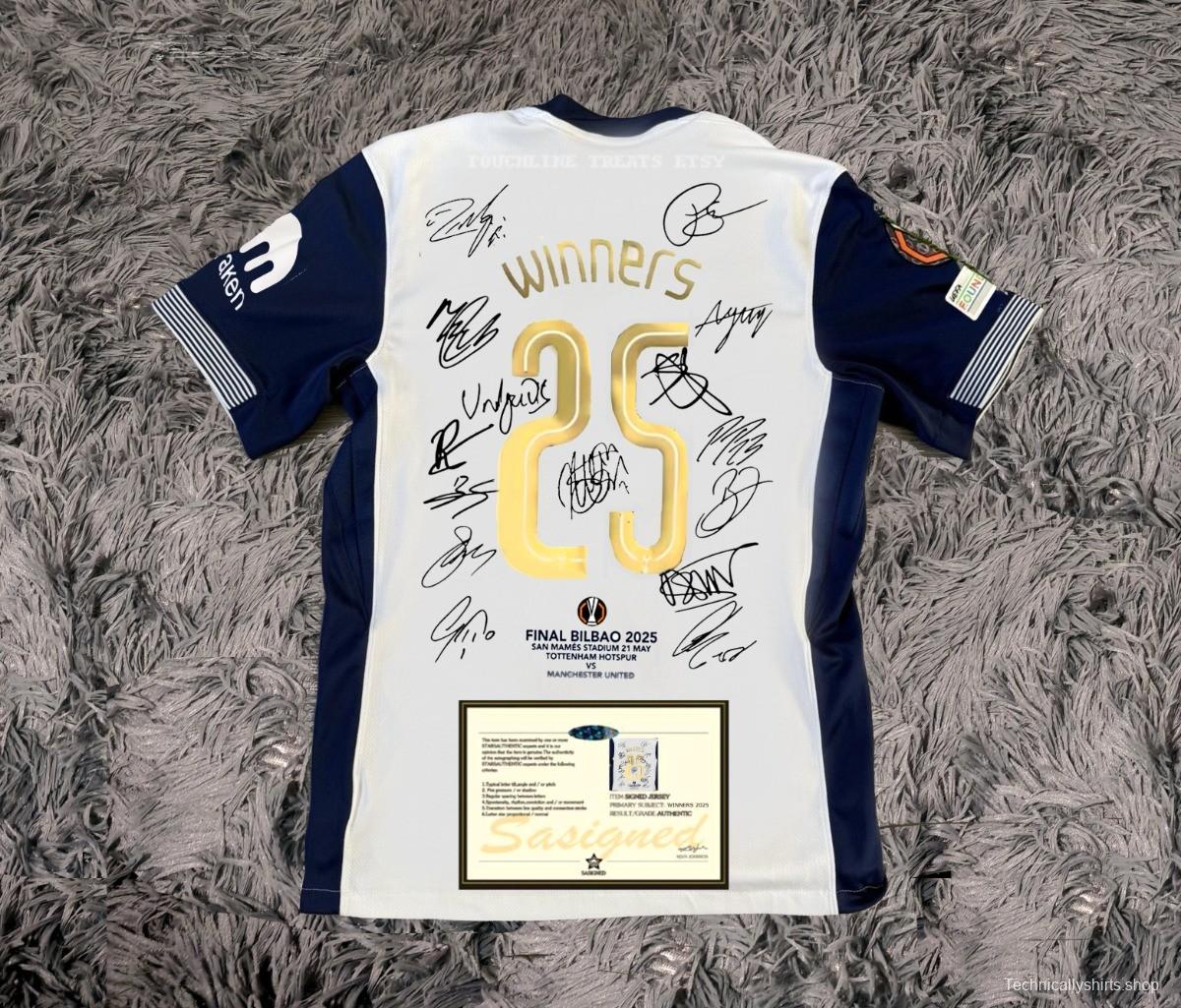 Tottenham Spurs 24/25 Signed Shirt Winners