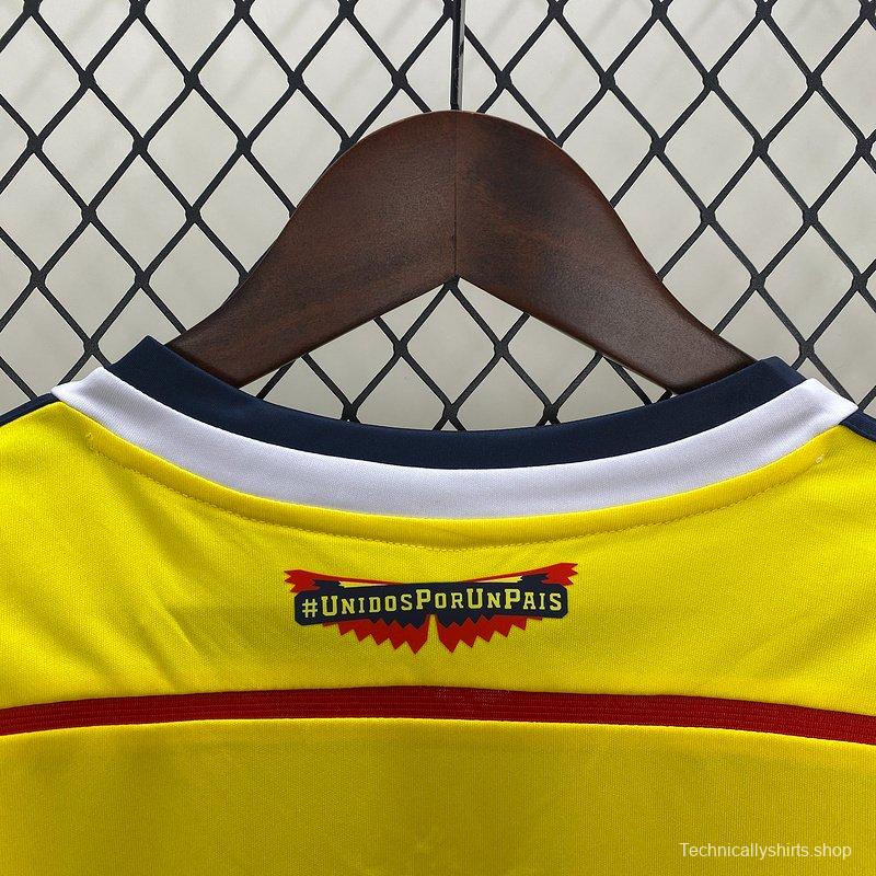 Retro 2014 Colombia Home Jersey