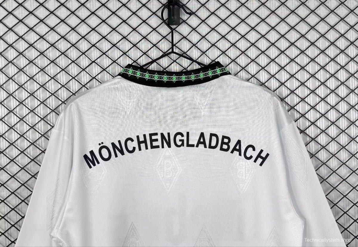 Retro 95/96 Borussia Mönchengladbach Home Long Sleeve Jersey
