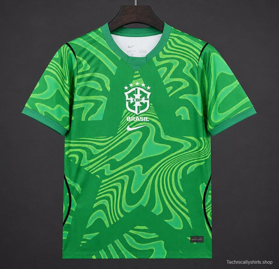 2026 Brazil Green Goalkeeper Jersey