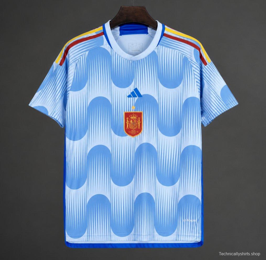 2022 Retro Spain World Cup Away Jersey