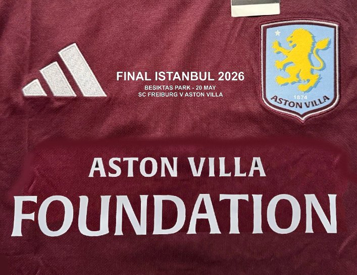 Aston Villa WINNERS 26 Home EUROPA Shirt Jersey 25/26