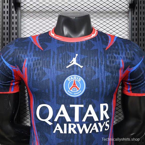 Player Version 26/27 PSG x Jordan Special Navy Blue/Red Jersey