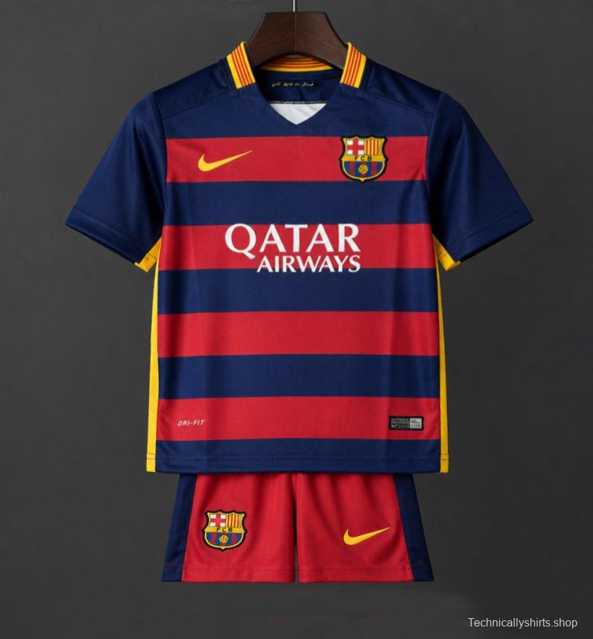 Retro Kids 15/16 FC Barcelona Home Jersey