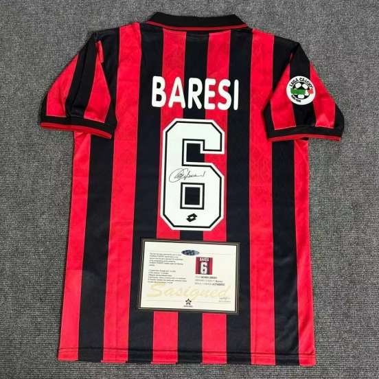 Baresi 96/97 milan signed