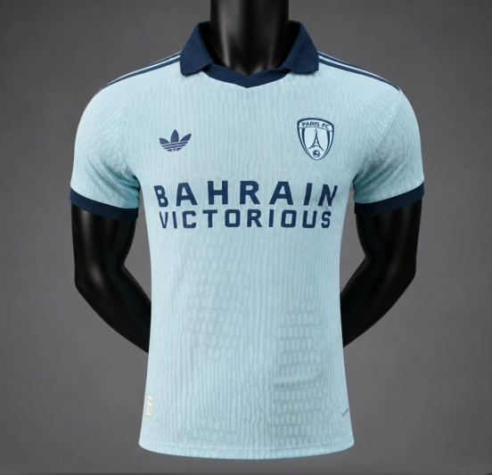 Player Version 26/27 Paris FC Away Light Blue Jersey
