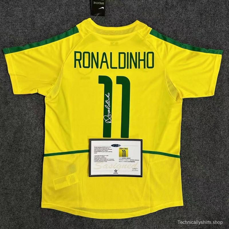 Ronaldinho Brazil Signature Shirt