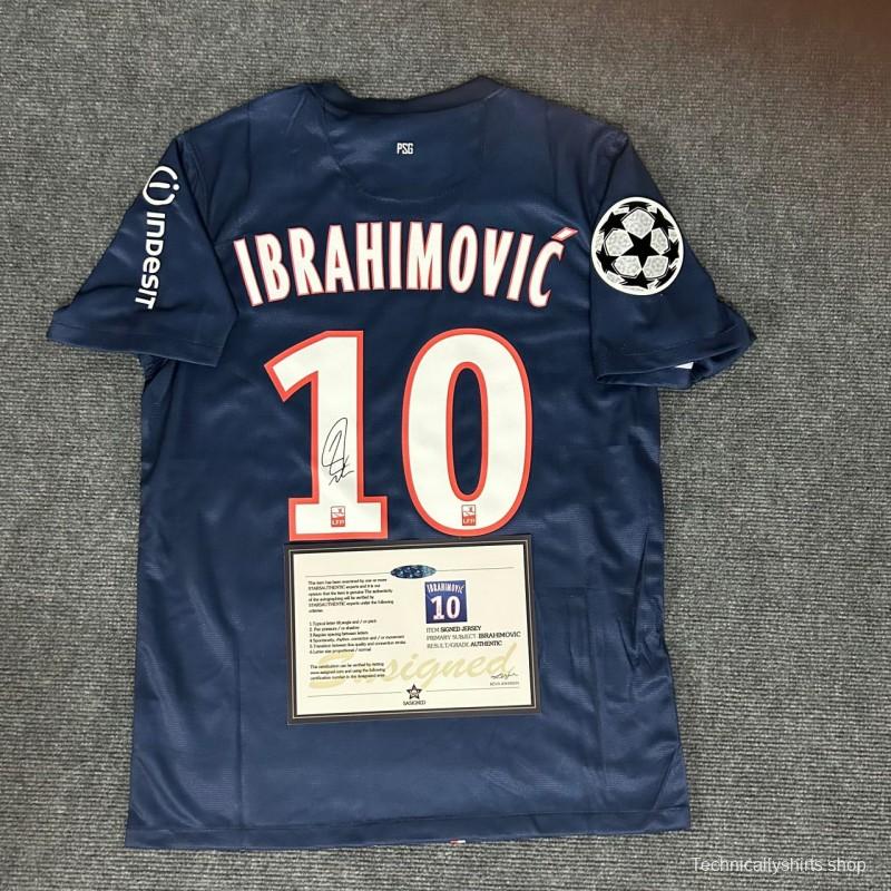 Ibrahimovic PSG Signature Shirt 12/13