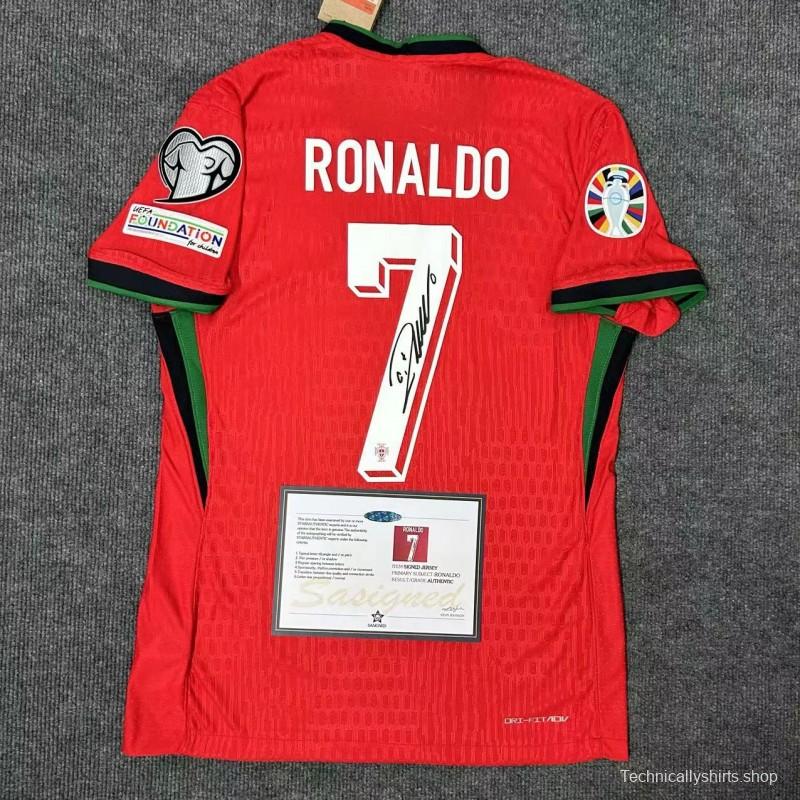 Ronaldo Portugal Euro 2024 Signature