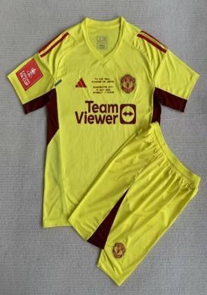 Manchester United FA CUP Final GOALKEEPER 23/24 Home + Full Match Patch