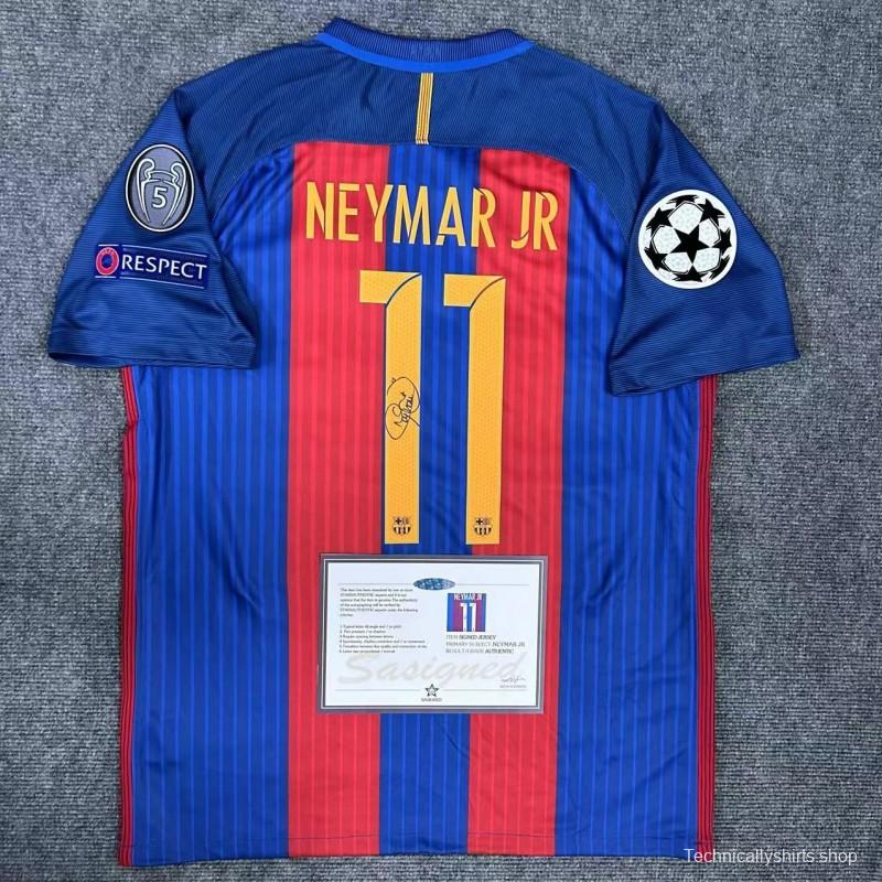 Neymar Barcelona 16/17 Signed