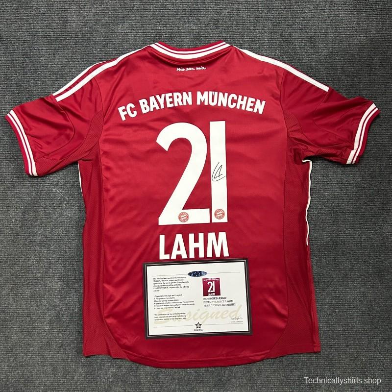 Lahm Bayern signed shirt